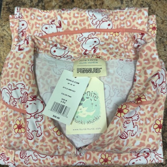Snoopy Pajama Set- 2 Piece - Picture 2 of 2